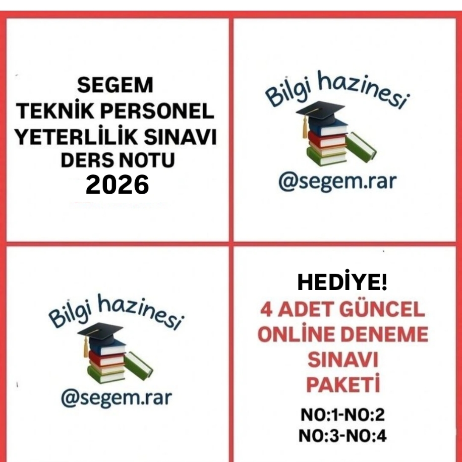 SEGEM | Teknik Personel Yeterlilik Sınavı Ders Notları